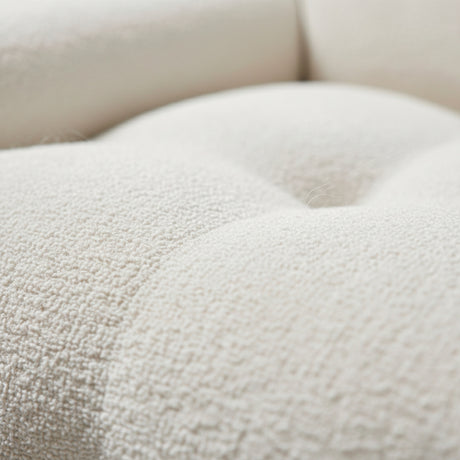Sofá Cama Max Blanco Almendra 180x68cm De Tres Puestos Reclinable - SOFAS Y POLTRONAS | Bylmo