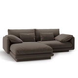 Sofá Vernovo Café 170x83cm De Cuatro Puestos con Apoya Brazos - SOFAS Y POLTRONAS | Bylmo