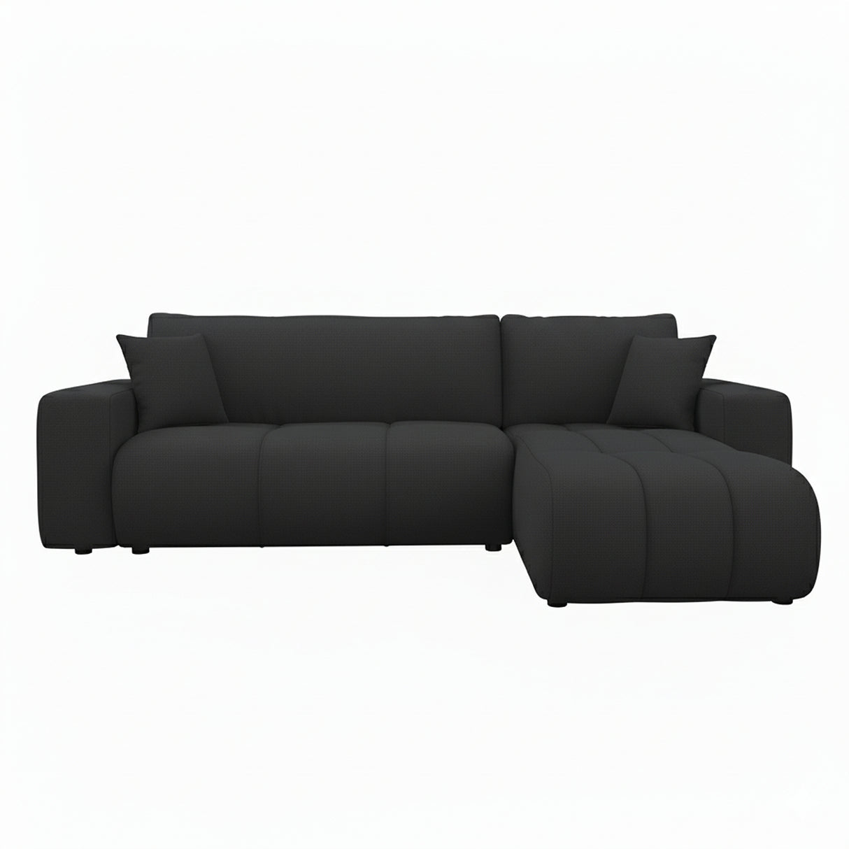 Sofá Essensa Wengue 220x79cm De Tres Puestos con Resposapies con Apoya Brazos - SOFAS Y POLTRONAS | Bylmo