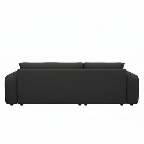 Sofá Essensa Wengue 220x79cm De Tres Puestos con Resposapies con Apoya Brazos - SOFAS Y POLTRONAS | Bylmo