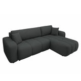 Sofá Essensa Wengue 220x79cm De Tres Puestos con Resposapies con Apoya Brazos - SOFAS Y POLTRONAS | Bylmo