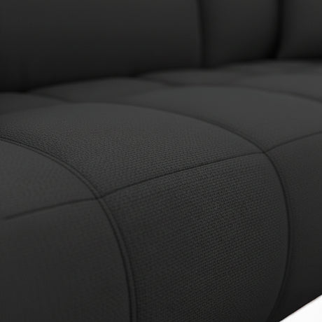 Sofá Essensa Wengue 220x79cm De Tres Puestos con Resposapies con Apoya Brazos - SOFAS Y POLTRONAS | Bylmo