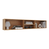 Repisa para TV Sali Duna 180x32cm Flotante para Tv Hasta 60" Pulgadas con Cuatro Compartimientos - MUEBLES DE TV | Bylmo