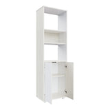 Biblioteca Soren Niebla y Blanco 48x160cm Cuadrado con Cinco Compartimientos - BIBLIOTECAS Y ESTANTERIAS | Bylmo