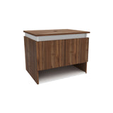 Mueble para Lavamanos Ben Gales y Blanco 60x48cm Flotente Individual sin Lavamanos con Un Cajón y Dos Puertas - MUEBLES PARA LAVAMANOS | Bylmo