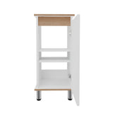 Mueble para Lavamanos Frank Duna y Blanco 35x76cm Individual sin Lavamanos con Un Cajón y Una Puerta - MUEBLES PARA LAVAMANOS | Bylmo