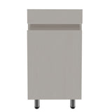 Mueble para Lavamanos Liam Niebla y Blanco 40x76cm Individual sin Lavamanos con Un Cajón y Una Puerta - MUEBLES PARA LAVAMANOS | Bylmo
