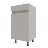 Mueble para Lavamanos Liam Niebla y Blanco 40x76cm Individual sin Lavamanos con Un Cajón y Una Puerta - MUEBLES PARA LAVAMANOS | Bylmo