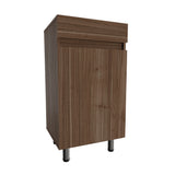 Mueble para Lavamanos Liam Gales y Negro 40x76cm Individual sin Lavamanos con Un Cajón y Una Puerta - MUEBLES PARA LAVAMANOS | Bylmo