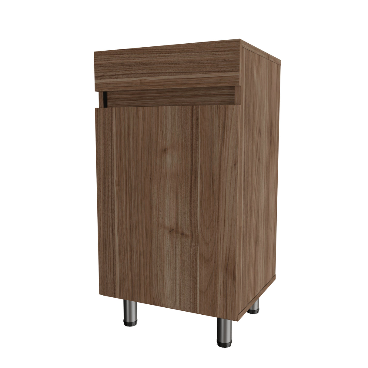 Mueble para Lavamanos Liam Gales y Negro 40x76cm Individual sin Lavamanos con Un Cajón y Una Puerta - MUEBLES PARA LAVAMANOS | Bylmo
