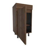 Mueble para Lavamanos Liam Gales y Negro 40x76cm Individual sin Lavamanos con Un Cajón y Una Puerta - MUEBLES PARA LAVAMANOS | Bylmo