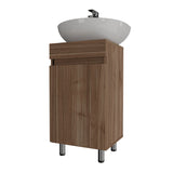 Mueble para Lavamanos Liam Gales y Negro 40x76cm Individual sin Lavamanos con Un Cajón y Una Puerta - MUEBLES PARA LAVAMANOS | Bylmo