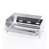 Asador Portátil Basik Plateado 30x26cm para Carbón - ASADORES | Bylmo
