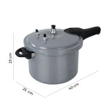 Olla a Presión Kalley Gris y Blanco 40x23cm de 6 Litros - OLLAS Y SARTENES | Bylmo