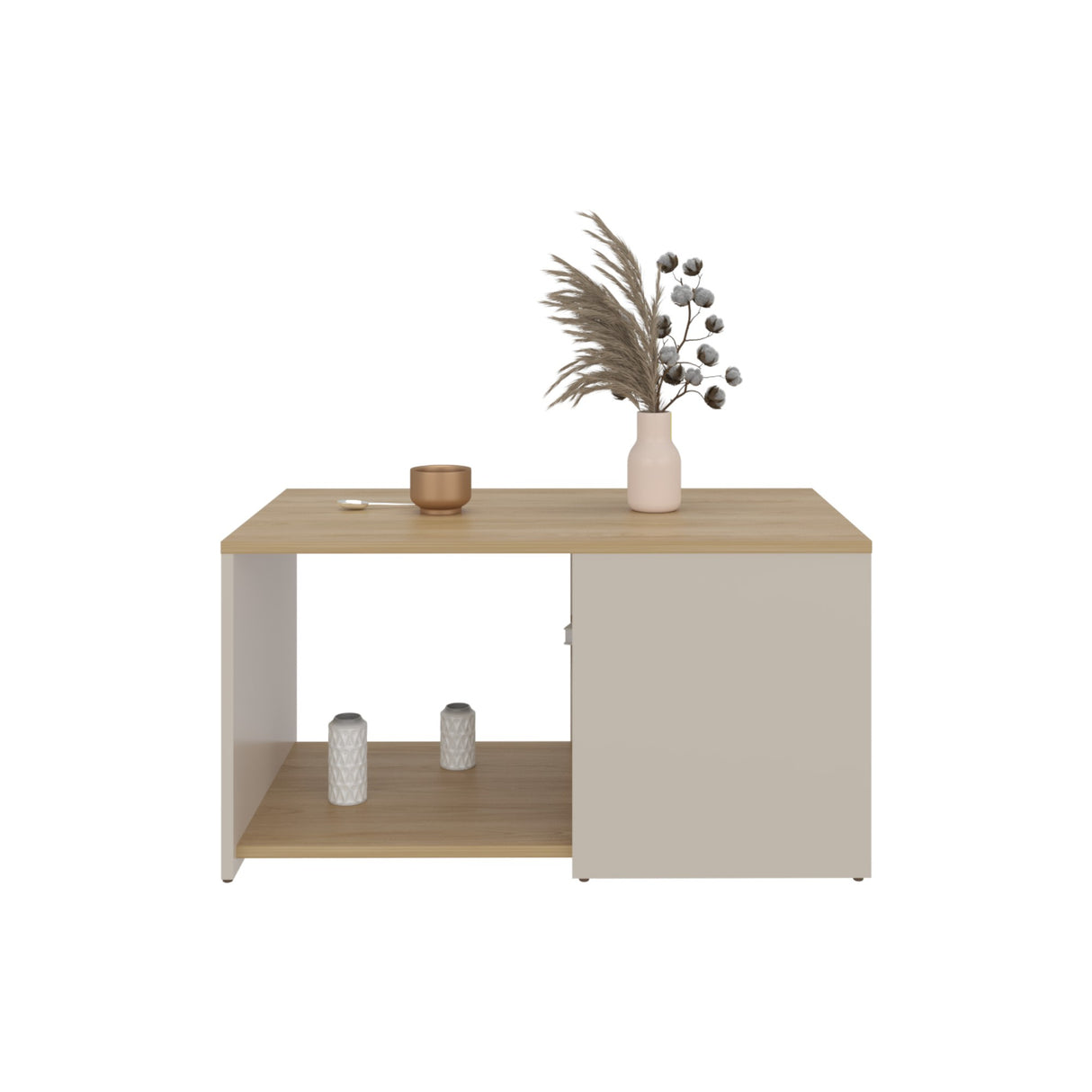 Mesa de Centro Adel Capri y Fresno 80.1x42.1cm Rectangular - MESAS DE CENTRO | Bylmo