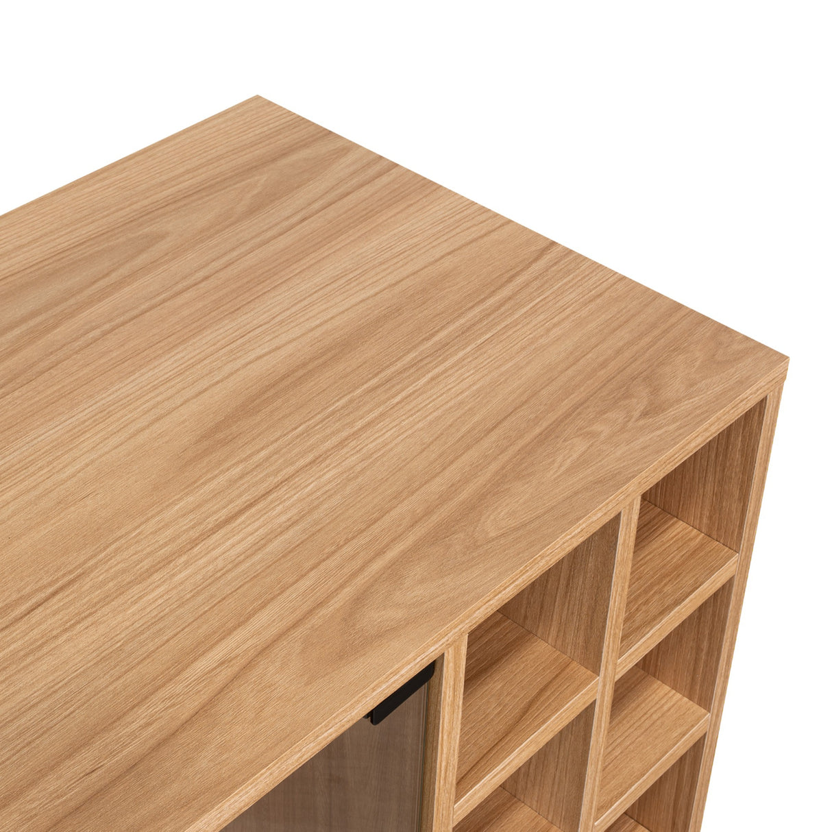 Bar Fraktal Fresno y Capri 78.8x94.9cm con Tres Compartimientos con Doce Portacopas y con Ocho Portabotellas - BARES | Bylmo