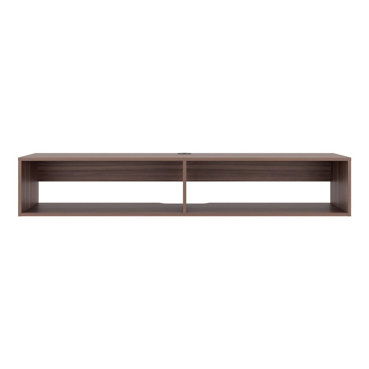 Rack de TV Avellana 150x26.5cm Flotante para TV Hasta 65" Pulgadas con Un Compartimiento - MUEBLES DE TV | Bylmo