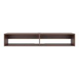 Rack de TV Avellana 150x26.5cm Flotante para TV Hasta 65" Pulgadas con Un Compartimiento - MUEBLES DE TV | Bylmo