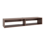 Rack de TV Avellana 150x26.5cm Flotante para TV Hasta 65" Pulgadas con Un Compartimiento - MUEBLES DE TV | Bylmo