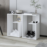 Mesa Auxiliar Everett Blanco 39.8x63.4cm Rectangular con un Compartimiento - MESAS AUXILIARES | Bylmo