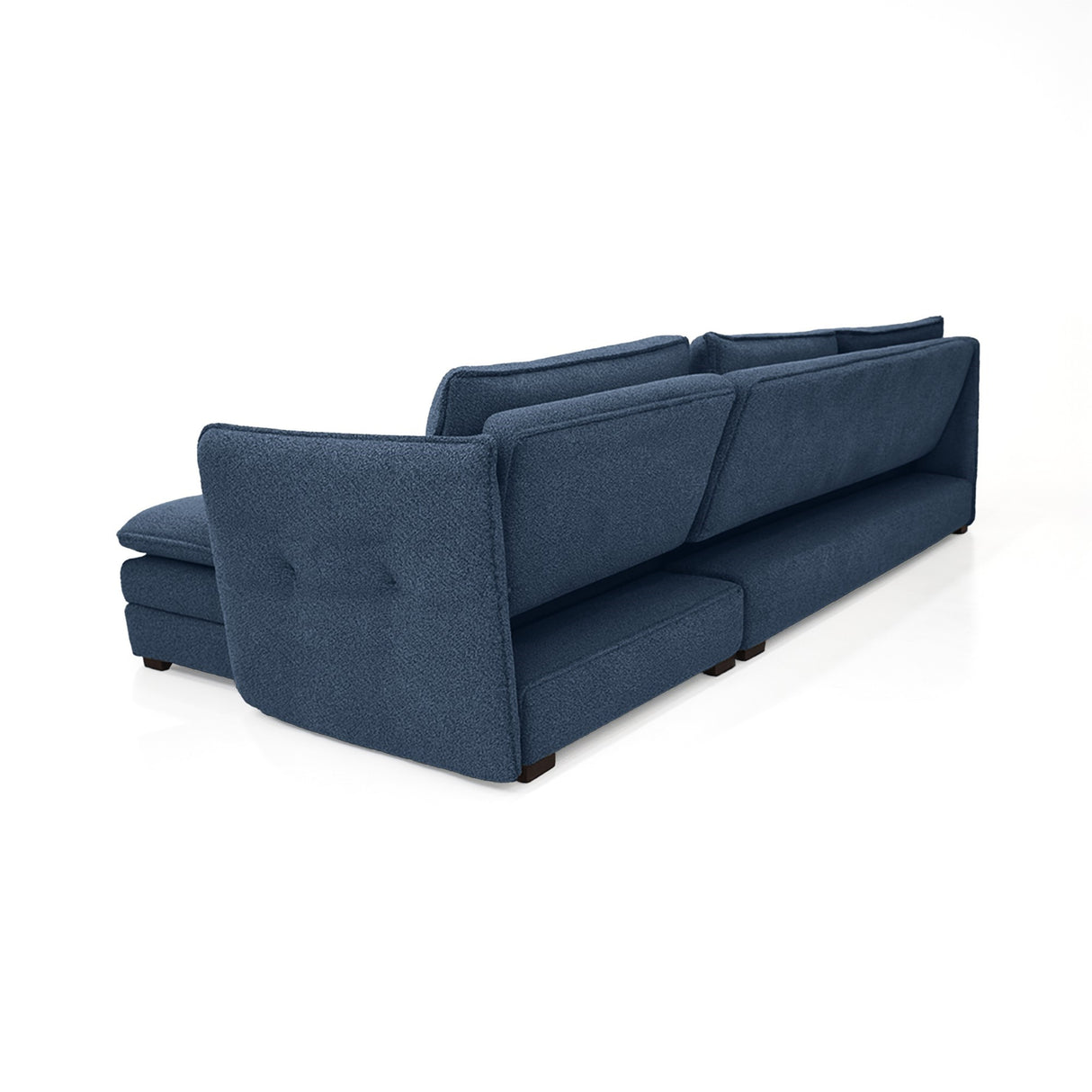Sofá en L Napoles Indigo 166x80cm de Tres Puestos Reclinable con Almacenamiento Lado Izquierdo y con Apoya Brazos - SOFAS Y POLTRONAS | Bylmo