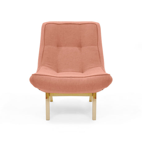 Poltrona Samoa Salmón 77x87cm de Un Puesto y sin Apoya Brazos - SOFAS Y POLTRONAS | Bylmo