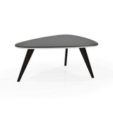 Mesa de Centro Drop Wengue 83x36cm Ovalado con Patas - MESAS DE CENTRO | Bylmo