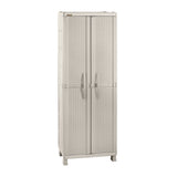Armario para Ropa Rimax Rattan Taupe 65x189cm con Cinco Compartimientos y con Cuatro Entrepaños - CLOSETS | Bylmo