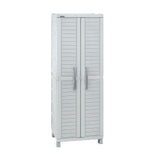 Armario para Ropa Rimax Barú Gris 65x189cm con Tres Compartimientos y con Dos Entrepaños - CLOSETS | Bylmo