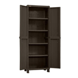 Armario para Ropa Rimax Rattan Wengue 65x189cm con Cinco Compartimientos y con Cuatro Entrepaños