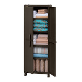 Armario para Ropa Rimax Rattan Wengue 65x189cm con Cinco Compartimientos y con Cuatro Entrepaños
