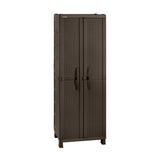 Armario para Ropa Rimax Rattan Wengue 65x189cm con Tres Compartimientos y con Dos Entrepaños - CLOSETS | Bylmo