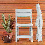 Silla Plegable Rimax Barú Gris Hielo 42x81cm con Espaldor y sin Apoya Brazos - SILLAS Y BUTACOS | Bylmo