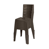 Silla Rimax Barú Wengue 46.9x81.6cm con Espaldor y sin Apoya Brazos - SILLAS Y BUTACOS | Bylmo