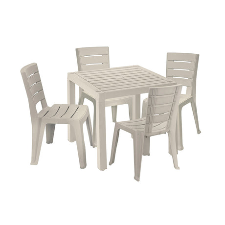 Silla Rimax Barú Taupe 46.9x81.6cm con Espaldor y sin Apoya Brazos - SILLAS Y BUTACOS | Bylmo