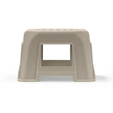 Butaco Rimax Beige 41.5x23.7cm sin Espaldar y sin Apoya Brazos - SILLAS Y BUTACOS | Bylmo