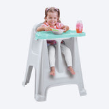 Silla Comedor para Bebé Rimax Verde Menta 60x77cm con Espaldor y con Apoya Brazos - SILLAS Y BUTACOS | Bylmo