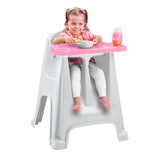 Silla Comedor para Bebé Rimax Rosado 60x77cm con Espaldor y con Apoya Brazos - SILLAS Y BUTACOS | Bylmo