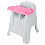 Silla Comedor para Bebé Rimax Rosado 60x77cm con Espaldor y con Apoya Brazos - SILLAS Y BUTACOS | Bylmo
