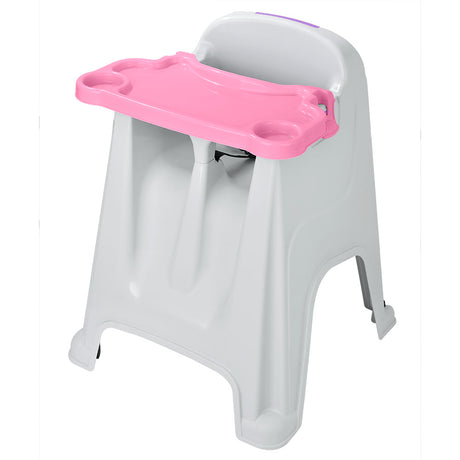 Silla Comedor para Bebé Rimax Rosado 60x77cm con Espaldor y con Apoya Brazos - SILLAS Y BUTACOS | Bylmo
