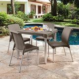 Silla Rimax Shia Moca 43.5x83.5cm con Espaldor y sin Apoya Brazos - SILLAS Y BUTACOS | Bylmo