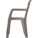 Silla Barú Moca 58x82.5cm con Espaldar y con Apoya Brazos - SILLAS Y BUTACOS | Bylmo