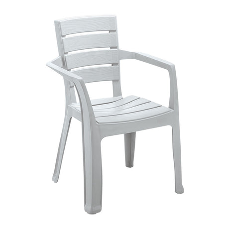 Silla Barú Gris Hielo 58x82.5cm con Espaldar y con Apoya Brazos - SILLAS Y BUTACOS | Bylmo
