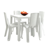 Silla Eterna Blanco Arena 57.5x86.5cm con Espaldar y sin Apoya Brazos - SILLAS Y BUTACOS | Bylmo