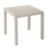 Mesa Auxiliar Rimax Barú Taupe 75.3x73.5cm Cuadrado - MESAS AUXILIARES | Bylmo
