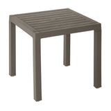 Mesa Auxiliar Rimax Barú Moca 75.3x73.5cm Cuadrado - MESAS AUXILIARES | Bylmo