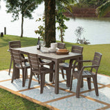 Mesa Auxiliar Rimax Barú Moca 153x73.4cm Rectangular - MESAS AUXILIARES | Bylmo
