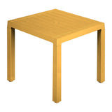 Mesa Auxiliar Rimax Barú Trendy Amarillo 75.3x73.5cm Cuadrado - MESAS AUXILIARES | Bylmo