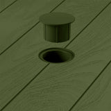 Mesa Auxiliar Rimax Barú Trendy Verde Selva 75.3x73.5cm Cuadrado - MESAS AUXILIARES | Bylmo