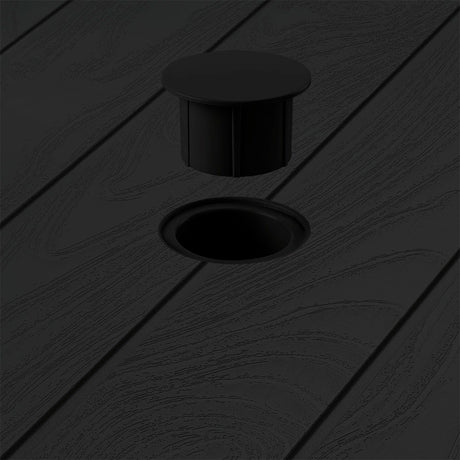 Mesa Auxiliar Rimax Barú Trendy Negro 75.3x73.5cm Cuadrado - MESAS AUXILIARES | Bylmo